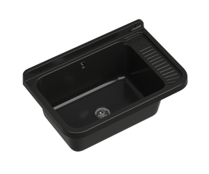 Umywalka ogrodowa NEO PLUS 58,4X38 czarny granit